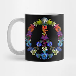 Hummingbird Peace Symbol, Save the Animals Mug